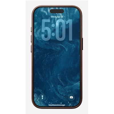 5. Nomad Traditional Leather Case pokrowiec na telefon komórkowy 16 cm (6.3") Brązowy
