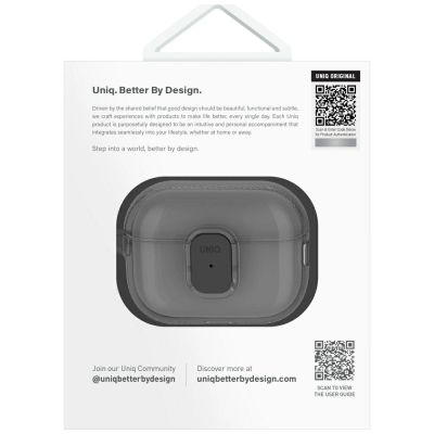 3. Etui UNIQ Glase Pro do AirPods Pro 2 - różowe