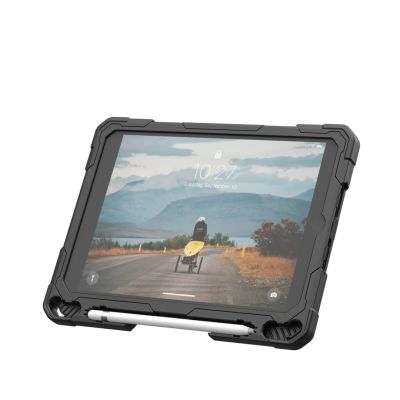 4. UAG Plasma HS Kickstand - obudowa ochronna z uchwytem do Apple Pencil, uchwytem na dłoń oraz podstawką do iPad 10.9" 10 generacja / 11" (A16) (ice/black)