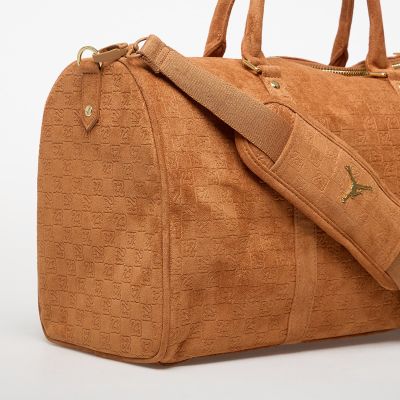 3. Torba damska Air Jordan Jam Suede Monogram Duffle Bag Cognac - MA9205-X6X