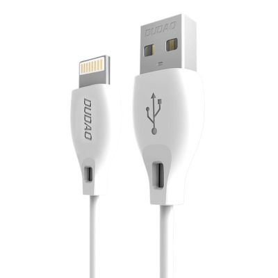 Dudao przewód kabel USB / Lightning 2.1A 2m biały (L4L 2m white)