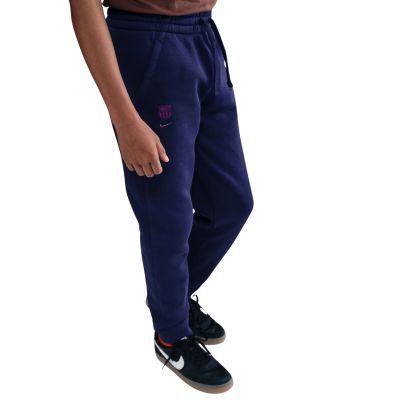 3. Spodnie dla dzieci Nike FC Barcelona 25/26 Tech Fleece granatowe HM4108 594