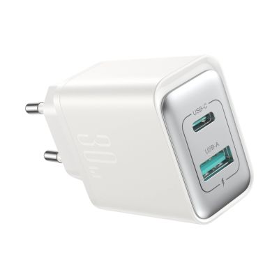 6. Ładowarka Joyroom JR-TCF15 sieciowa USB-C / USB-A 30W - biała