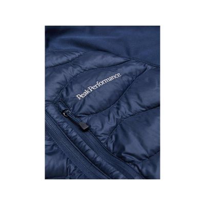 3. Kurtka Peak Performance W Helium Down Hybrid Hood granatowy - M