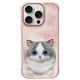 Etui Nimmy Big Eyed Pet 2.0 Cat na iPhone 16 Pro Max - różowe