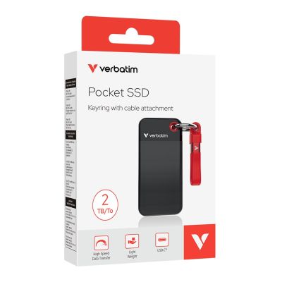 2. Verbatim Pocket SSD USB 3.2 Gen 2 2TB