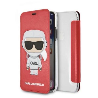 Etui Karl Lagerfeld Karl Space Cosmonaut na iPhone X / XS  - czerwone