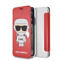 Etui Karl Lagerfeld Karl Space Cosmonaut na iPhone X / XS  - czerwone