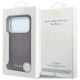 8. Etui Guess Perforated 4G Gold Logo Magsafe na iPhone 18 Pro Max / 17 Pro Max - burgundowe