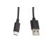 Kabel Lanberg CA-USBO-10CC-0010-BK (USB 2.0 typu A M - USB typu C M; 1m; kolor czarny)