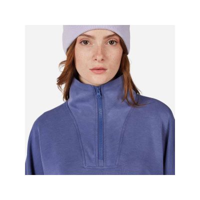 5. Bluza damska ROSSIGNOL W CHAVANETTE HZ SCUBA FLEECE niebieska
