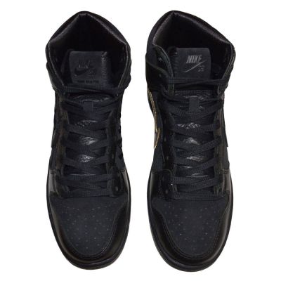 7. Buty męskie sportowe Nike SB Dunk High FAUST Black Gold - DH7755-001