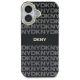 3. Etui DKNY Repeat Texture Pattern With Stripe na iPhone 16 - czarne