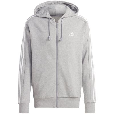 6. Bluza adidas Essentials French Terry 3-Stripes Full-Zip Hoodie M IC9833
