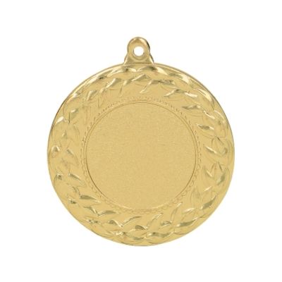 6. Medal złoty z miejscem na emblemat 25 mm - medal stalowy