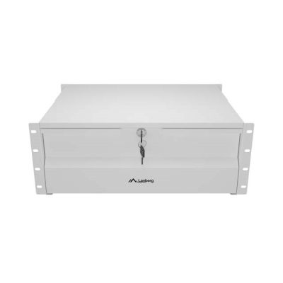 8. LANBERG SZUFLADA DO SZAF 19" 4U 360MM SZARA