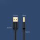 12. Kabel Ugreen US128 10371 USB-A 3.0 / USB-A 3.0 5Gb/s 2m - czarny
