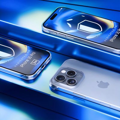 8. Etui 3mk Just20g Clear Case na Apple iPhone 16 Pro - przezroczyste