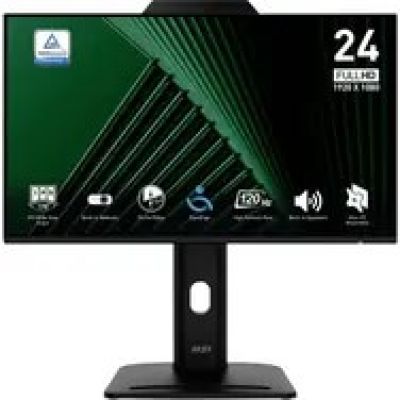 25. MSI Pro MP242PMGDE monitor komputerowy 60,5 cm (23.8") 1920 x 1080 px Full HD LCD Czarny