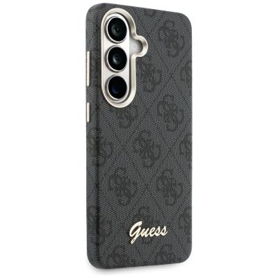 4. Etui Guess 4G Script MagSafe na Samsung Galaxy S26 - czarny
