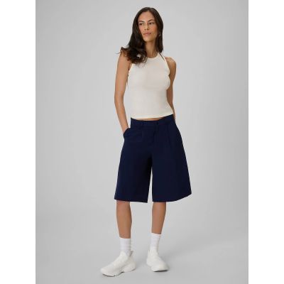 3. Top slim z prążkowanej dzianiny damsk 4F 4FRSS26TSLEF338-12S