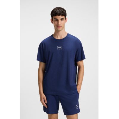 5. Koszulka męska do spania Hugo Loungewear Laze AZZURRO (50525236-409)