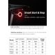 12. Lampka rowerowa Rockbros Q3 tylna z inteligentnym systemem stop - czarna