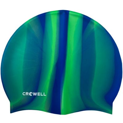 3. Czepek pływacki silikonowy Crowell Multi Flame kol.12