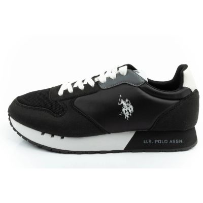 2. U.S Polo Assn buty sportowe sneakersy męskie modne wygodne czarne