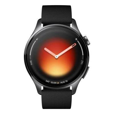 3. Xiaomi Watch 5 3,91 cm (1.54") AMOLED 47 mm Cyfrowy 480 x 480 px Ekran dotykowy Czarny GPS