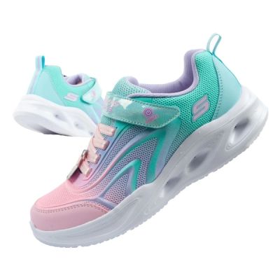 Skechers buty sportowe dziecięce Color Breeze LED dla dziewczynki