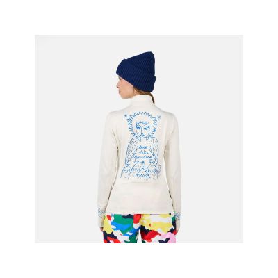 3. Bluza damska ROSSIGNOL W JCC CLIMI JKT biały