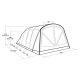 2. Namiot tunelowy Outwell Florida 6 Air 6 os. Zielony