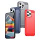 7. Elastyczne etui wzór karbon do iPhone 15 Pro Carbon Case - niebieskie