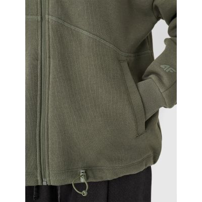 4. Bluza dresowa rozpinana z kapturem damska 4F 4FRAW24TSWSF2055-43S