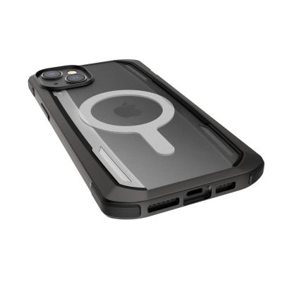 6. Raptic X-Doria Secure Case etui iPhone 14 Pro Max z MagSafe pancerny pokrowiec czarny
