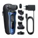 7. Braun Series 6 61-B4500cs - Golarka foliowa - Niebieski - Przyciski - LED - Ładowanie - Zasilanie - AC/Bateria
