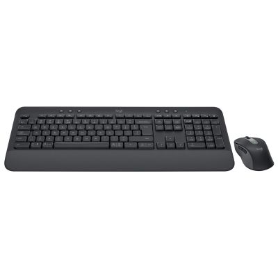 5. Logitech Signature MK650 Combo For Business klawiatura Dołączona myszka Biuro Bluetooth QWERTY Amerykański międzynarodowy Grafitowy