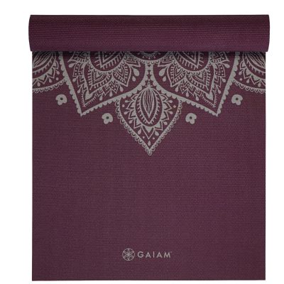 9. Mata do Jogi Gaiam Midnight Plum Sundial Flower 5mm 65734