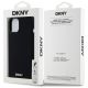 8. Etui DKNY Liquid Silicone Small Metal Logo MagSafe na iPhone 14 / 15 / 13 - czarne