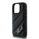 6. Etui Karl Lagerfeld Quilted Signature na iPhone 16 Pro - czarne