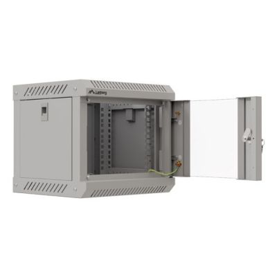 6. Lanberg WF11-3304-10S stojak 4U Szafa wisząca Szary