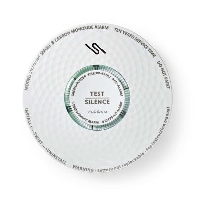 2. Czujnik dymu i czadu Nedis DTCTCS10WT