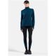 Bluza z półgolfem damska Odlo ESSENTIAL THERMAL Mid layer 1/2 zip zielona