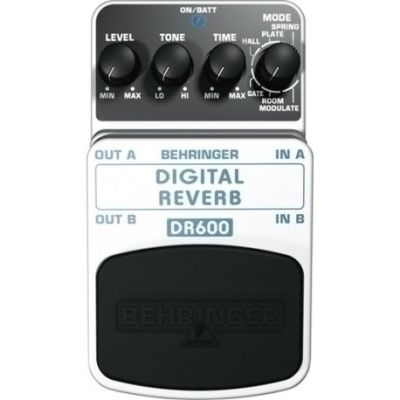 5. Behringer DR600 pedał z efektami Pedał ekspresji Czarny, Srebrny