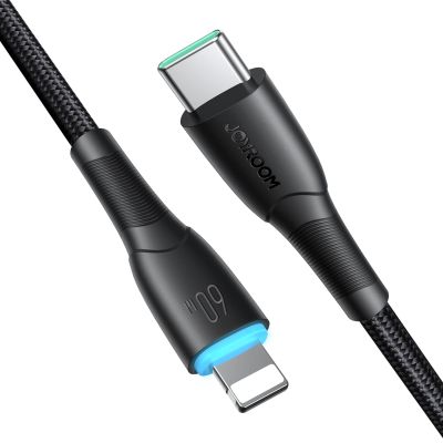 6. Kabel Joyroom Starry Series SA32-CC3 USB-C / USB-C 60W 1m - czarny