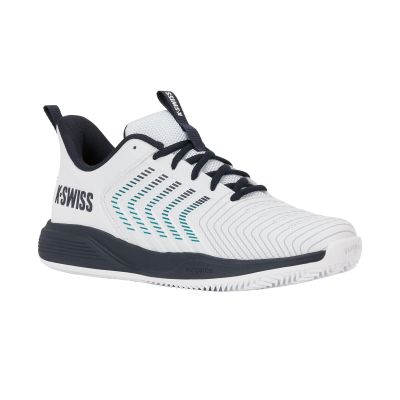 2. K-Swiss ULTRASHOT LIGHT CLAY WHITE/CARBON/BALTIC-M (04742-148-M)