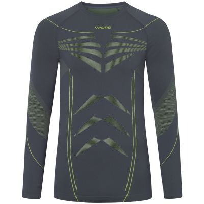 8. Bielizna termoaktywna Viking Base Layer Rocket Set - dark grey/lime rozmiar: xl