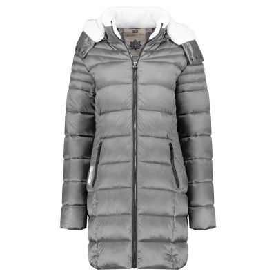 2. Parka damska Geographical Norway CARENNE LGREY DB LADY 0116 (WZ5513F/GN-LIGHT GREY)