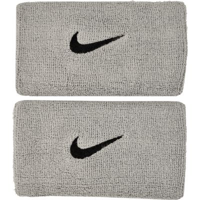 Frotka na rękę Nike Swoosh Doublewide w kolorze szarym